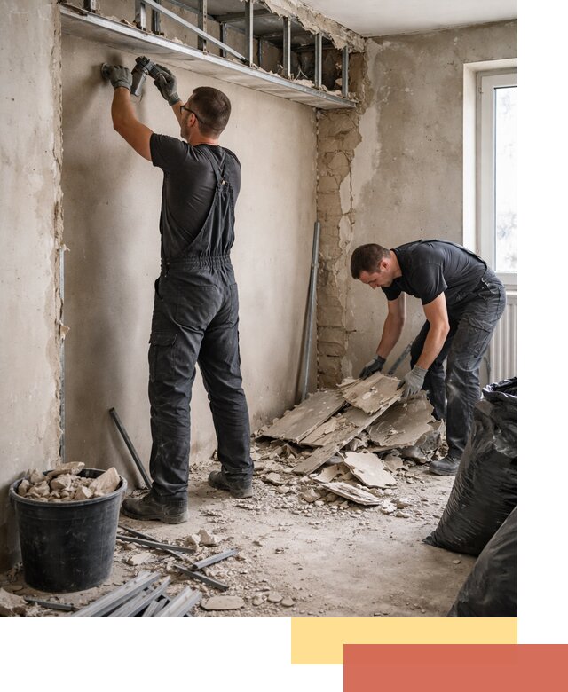 Демонтаж короба из гипсокартона в Кисловодске быстро и аккуратно