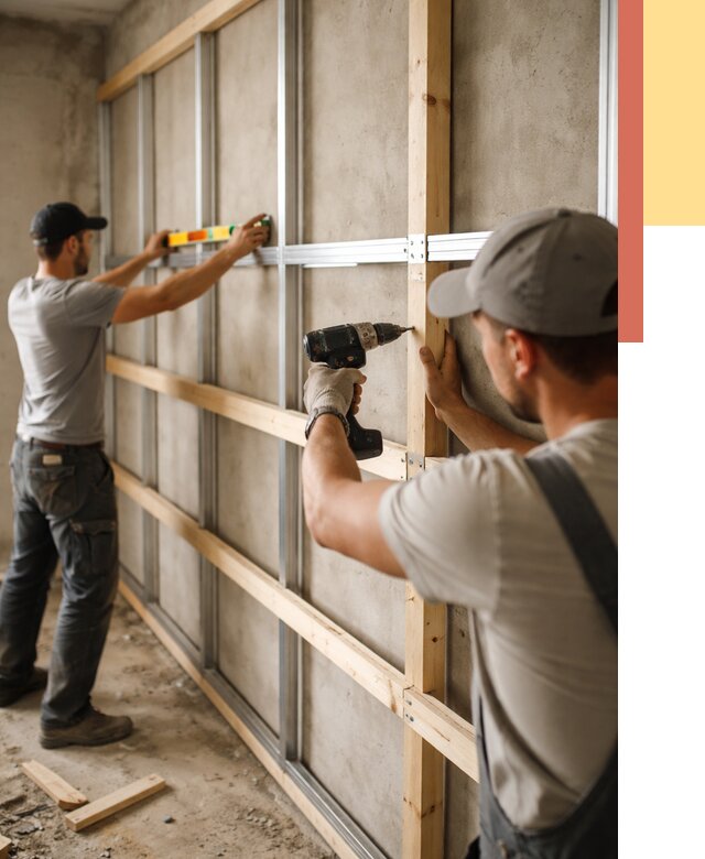 Устройство обрешетки под панели в Кисловодске от 2246 руб. — монтаж под ключ | ОТДЕЛОЧНИК-Ксл