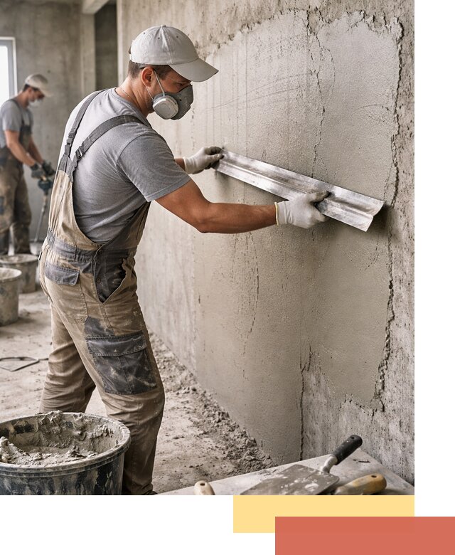 Штукатурка бетонных стен в Кисловодске качественно и долговечно