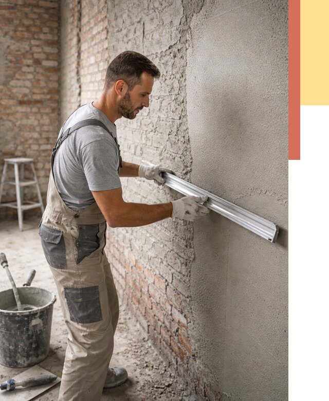 Штукатурка кирпичных стен в Кисловодске от 4812 руб/м2 — быстро и недорого | ОТДЕЛОЧНИК-Ксл