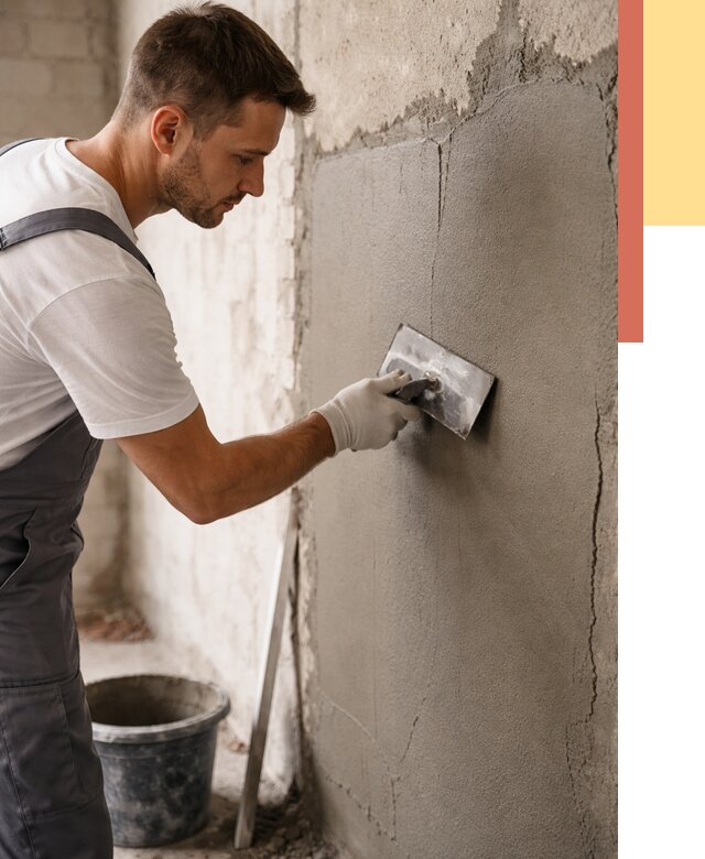 Штукатурка стен под плитку в Кисловодске от 4491 руб./м2 — выравнивание под плитку | ОТДЕЛОЧНИК-Ксл