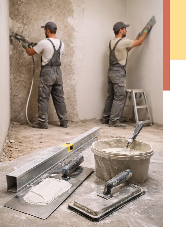 Штукатурка стен под обои в Кисловодске от 4812 руб./м2 — выравнивание под обои | ОТДЕЛОЧНИК-Ксл