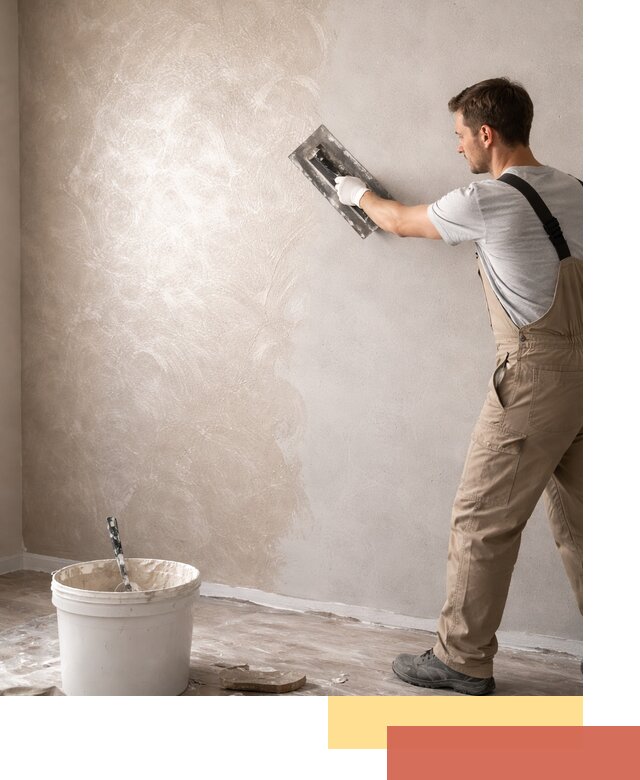 Декоративная штукатурка «Мокрый шелк» под ключ в Кисловодске