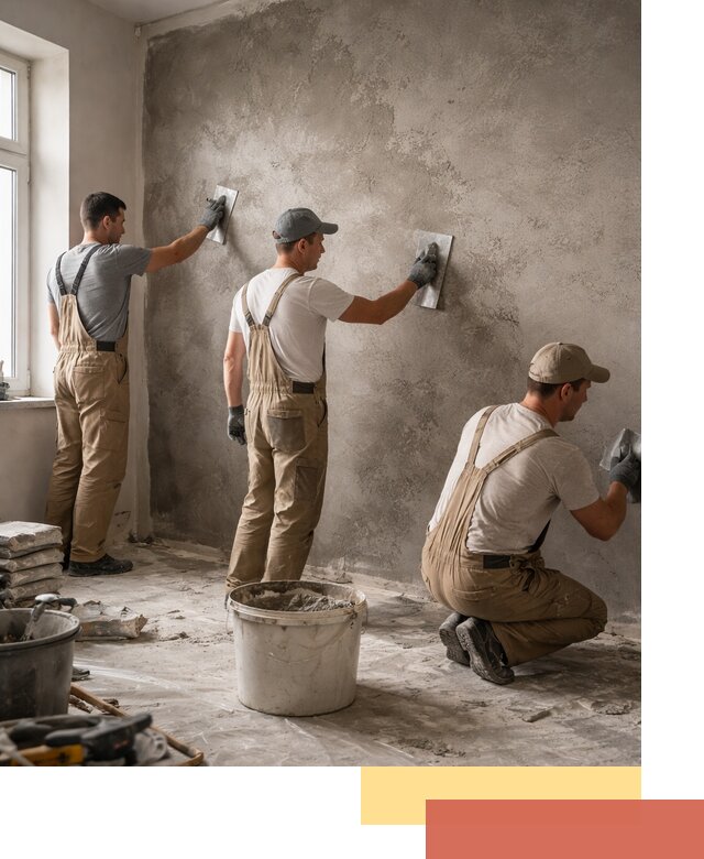 Декоративная штукатурка под бетон в Кисловодске для стен и потолков