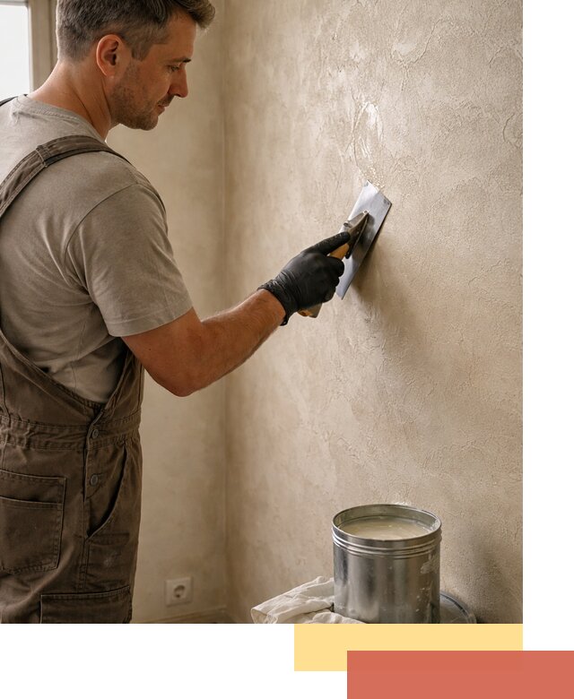 Нанесение воска на штукатурку в Кисловодске для защиты и блеска