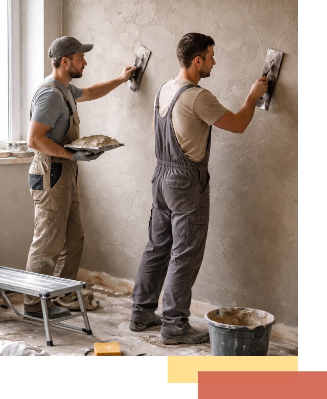 Ремонт декоративной штукатурки и восстановление фактуры в Кисловодске