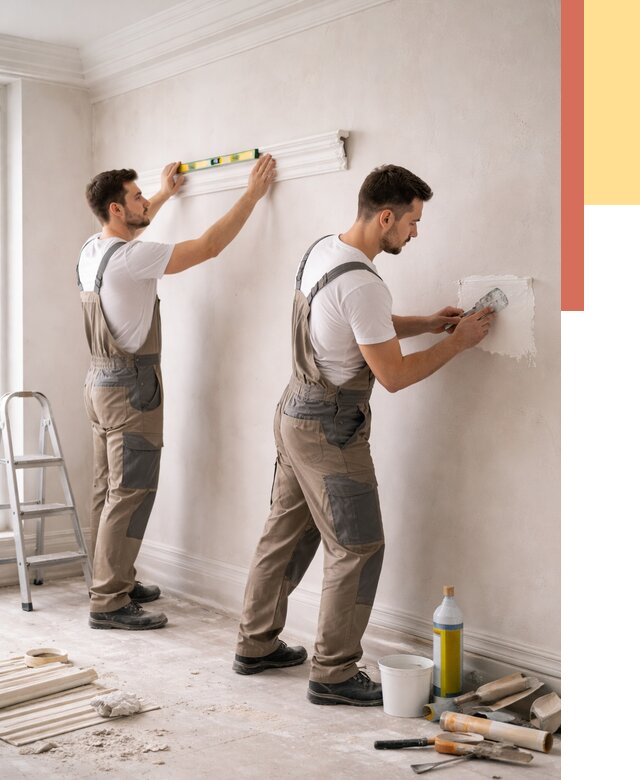 Монтаж лепнины на стены в Кисловодске от 4812 руб. — недорого, быстро | ОТДЕЛОЧНИК-Ксл