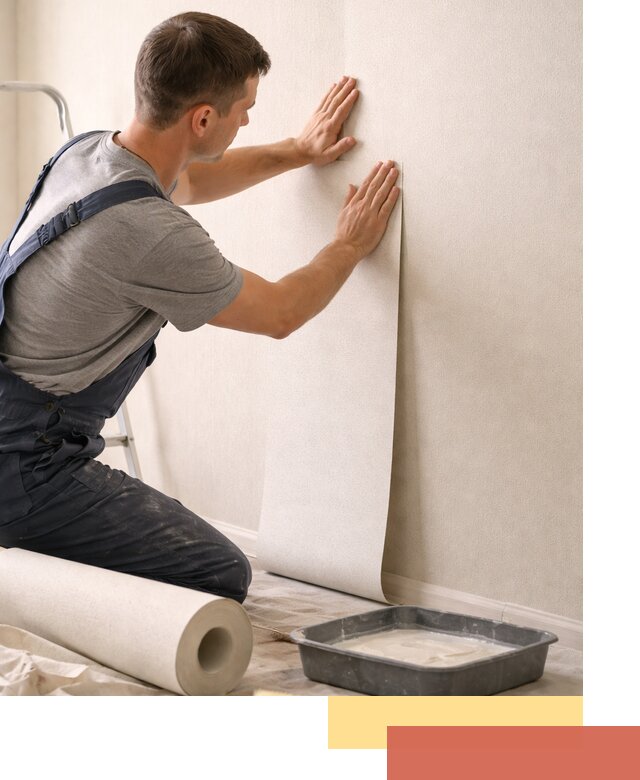 Поклейка флизелиновых обоев в Кисловодске качественно и быстро