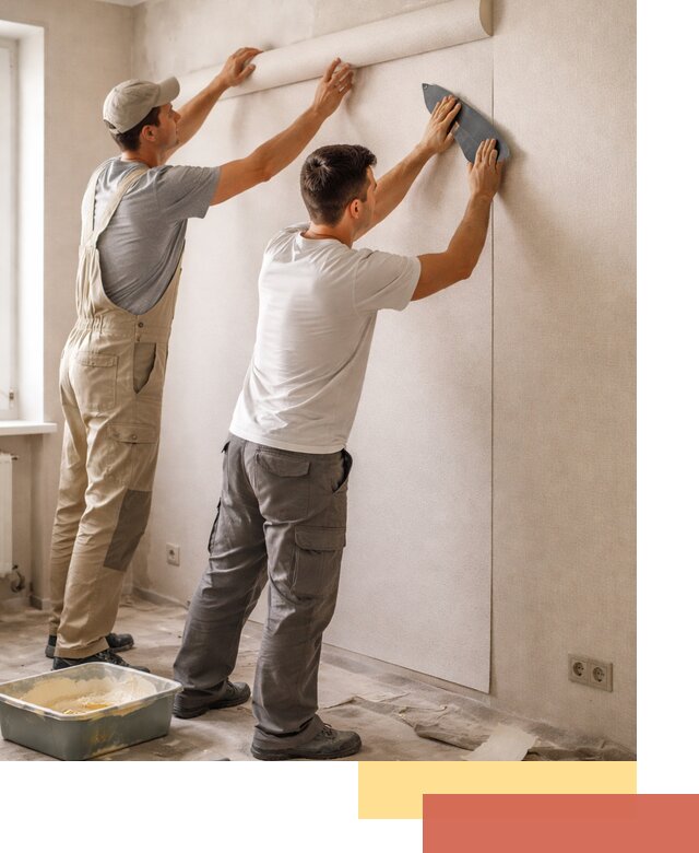 Поклейка виниловых обоев в Кисловодске профессионально и качественно