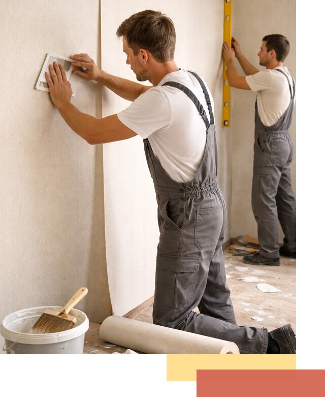 Поклейка бумажных обоев в Кисловодске качественно и недорого