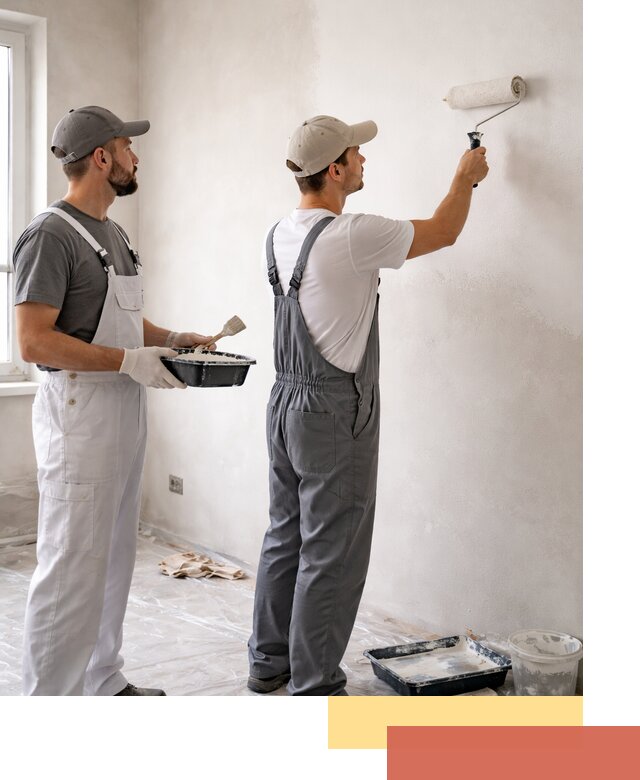 Покраска стен водоэмульсионной краской в Кисловодске