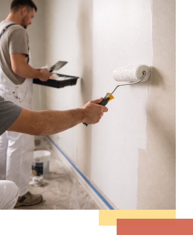 Покраска стен акриловой краской профессионально в Кисловодске