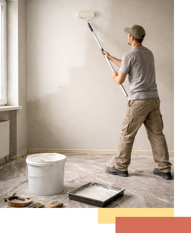 Покраска стен латексной краской в Кисловодске качественно и быстро