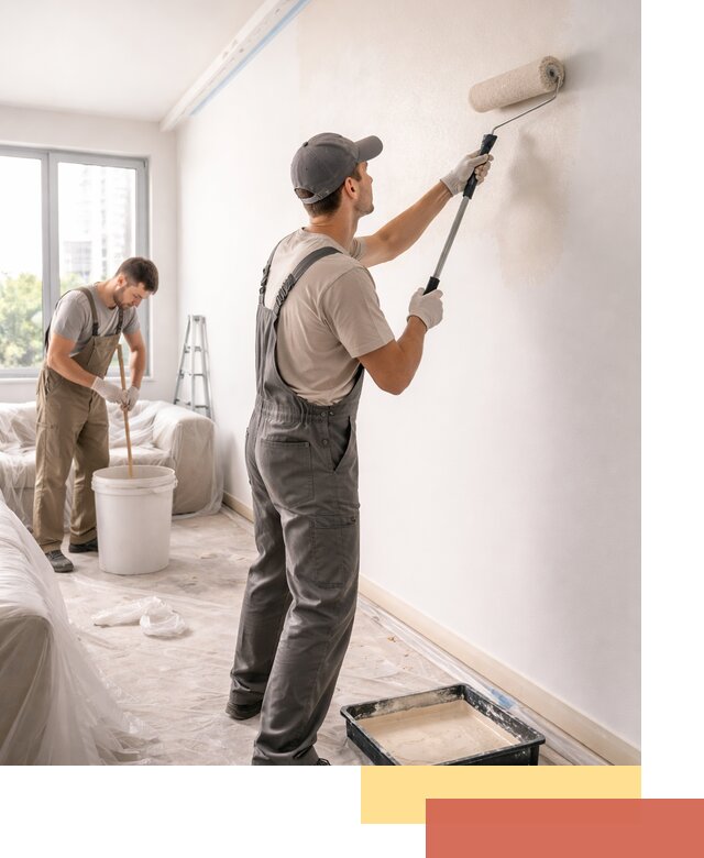 Покраска стен в офисе в Кисловодске — быстрый и качественный ремонт