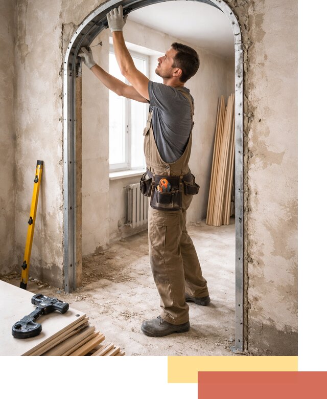 Устройство арочного проема в Кисловодске под ключ