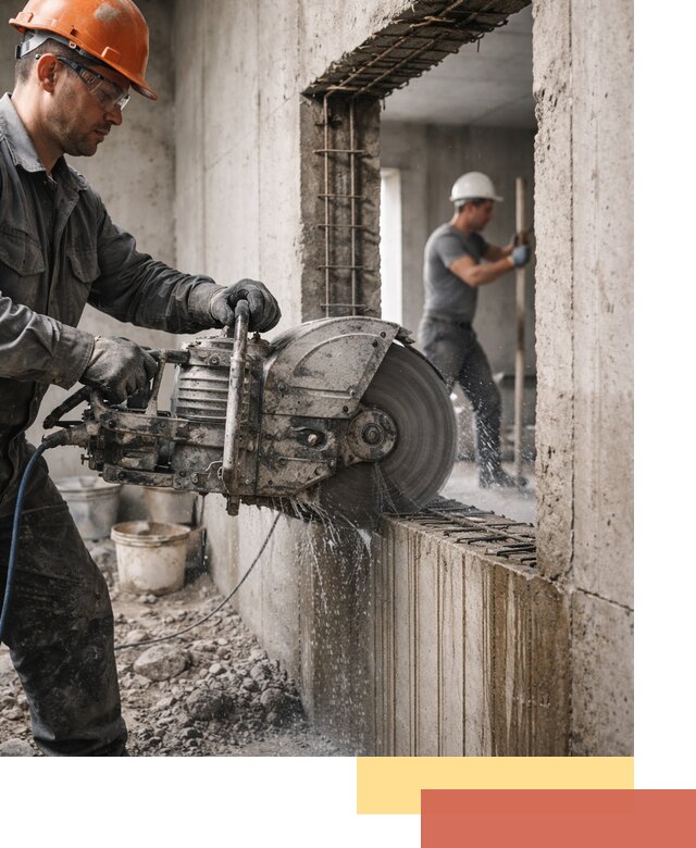 Алмазная резка проемов в Кисловодске быстро и точно