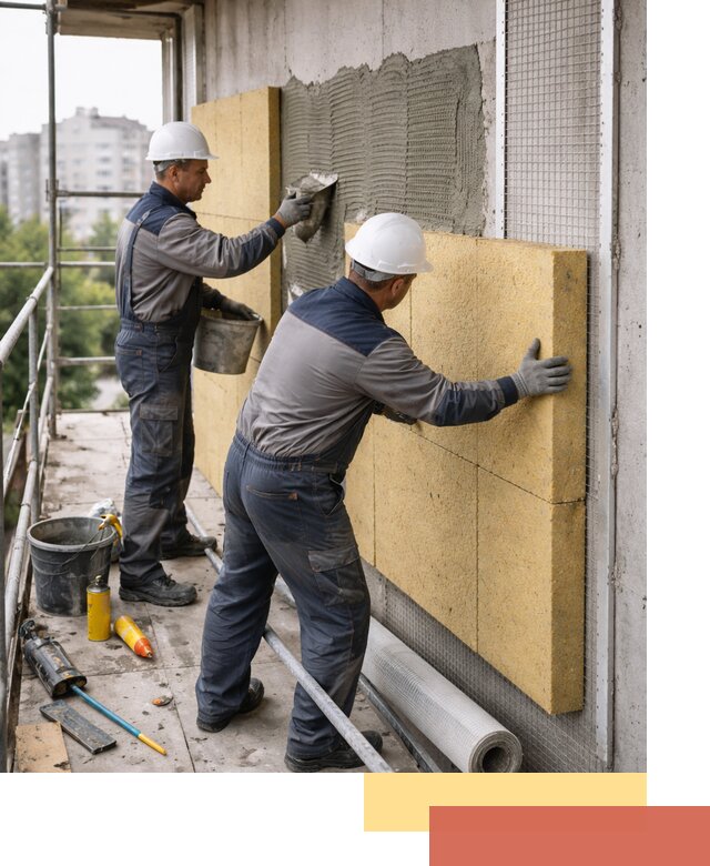 Утепление стен зданий и домов в Кисловодске качественно и надежно