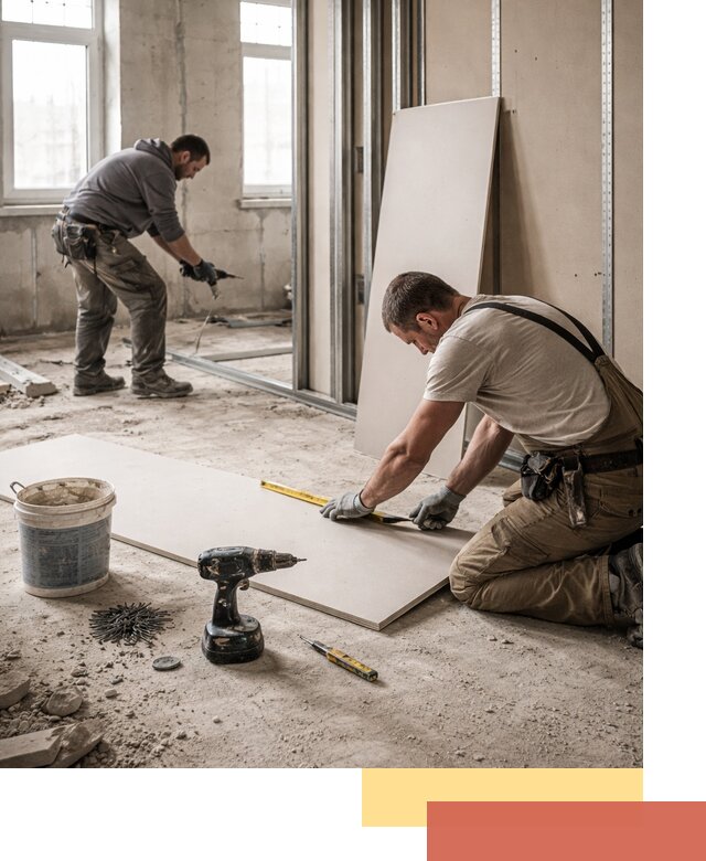 Кладка перегородок из ПГП под ключ в Кисловодске