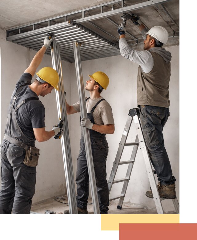 Монтаж реечного потолка под ключ в Кисловодске