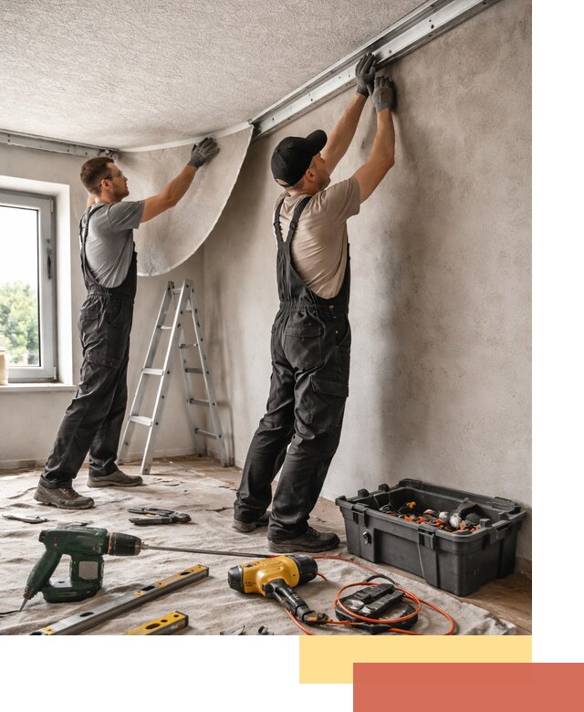 Монтаж фактурного натяжного потолка в Кисловодске качественно и быстро