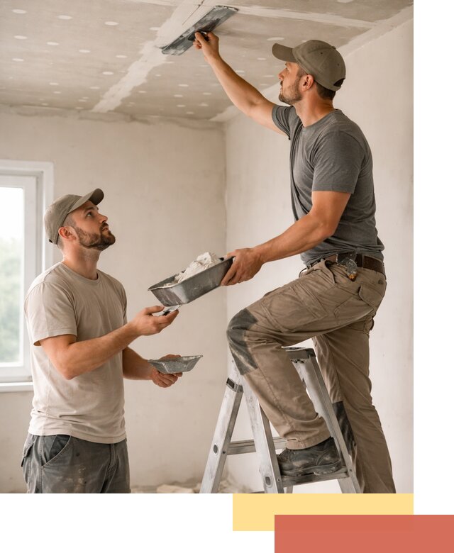 Шпаклевка потолка из гипсокартона в Кисловодске качественно и быстро