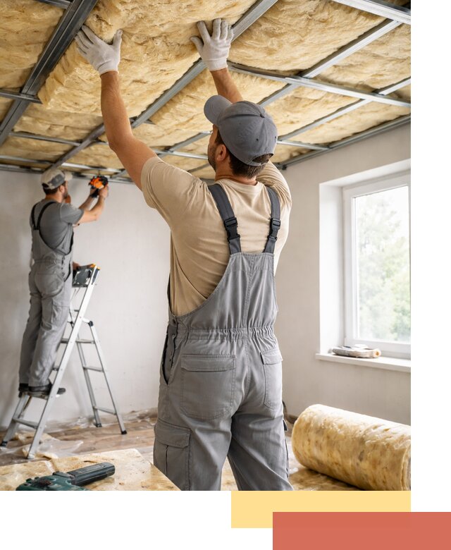 Утепление потолка под ключ в Кисловодске качественно и быстро